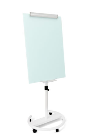 28 x 40 Write-On Board, Floor Stand w/ Wheels, Dry Erase, Single Sided - White
