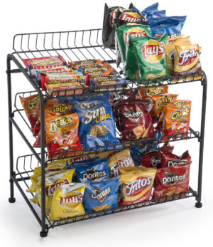3-Tiered Wire Rack Display, Tabletop, 22