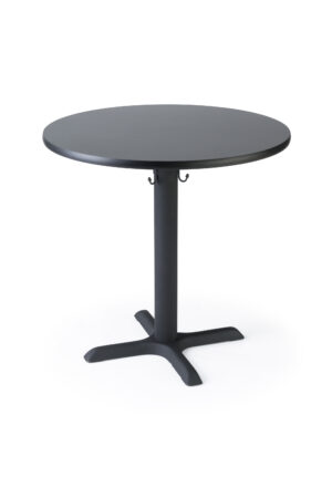 30”w x 30”h Round Cocktail Table – Black