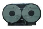 WC/TG Jumbo Roll Dispenser, Double Capacity, Black - 1 case (1 piece)
