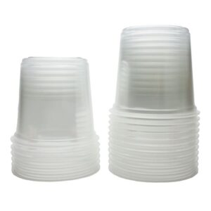 KR 33 oz Clear Jumbo PP Cup Extra Wide (Machine Seal 120mm) - 500/Case