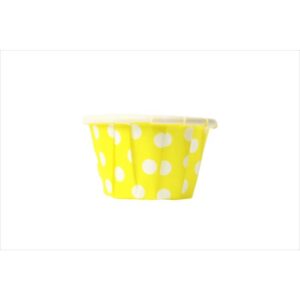 0.5 oz Yellow Dotted Paper Souffle / Portion Cups - 5000/Case