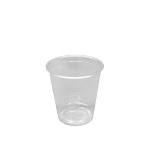 3 oz Clear PET Plastic Drinking Cup (62mm Rim) - 1 case (2500 piece)