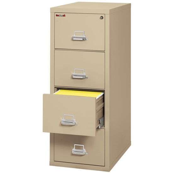 4 Drawer Vertical Legal File - 31-1/2" Deep