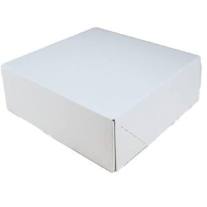16" x 11" x 2.5" White Paper Box - 100 piece bundle
