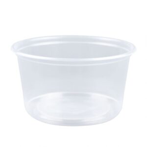 12 OZ PLASTIC FOOD CONTAINER WITH LID(SOUP CUP)240SETS/CTN