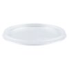 Clear PP Plastic Flat Lid for 8-32 oz Round Deli Container - 500/Case