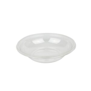 24oz Clear 8" Premium PET Plastic Salad Bowl - 200/Case