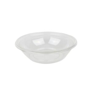 32 oz Clear 8" Premium PET Plastic Salad Bowl - 200/Case
