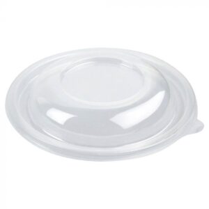 24 oz Clear Dome Plastic Bowl Lids (v3) - 1 case (300 piece) (Fit Bowl #54524-2)