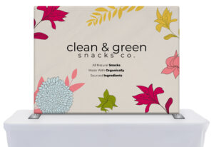 5.5'w Tabletop Display Board w/ Custom Printing, Portable