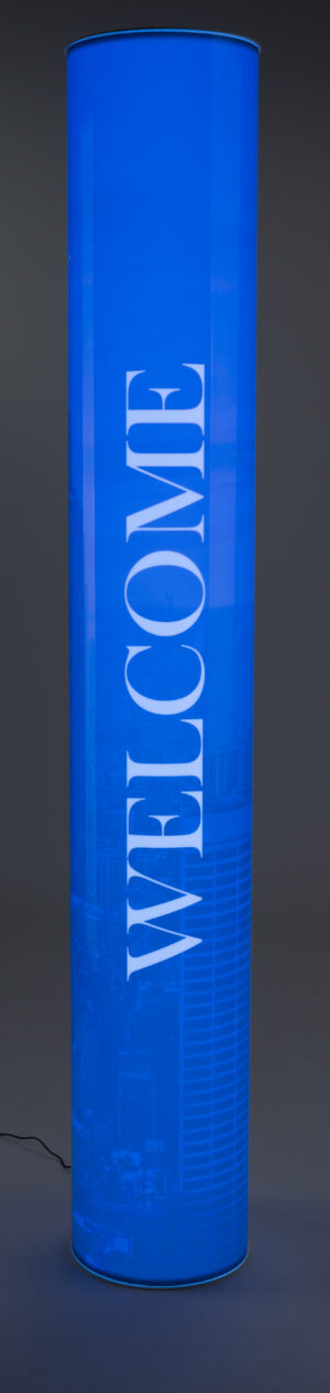 6.5' Backlit Tower Display w/ Custom Printed Graphics, 20 LED Lighting Options