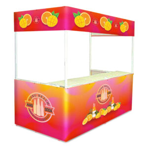 8' w Portable Event Booth Tent, Includes Custom Graphics