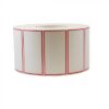 4"X2" Red Frame Thermal Label, 3000/Roll (v2) - 1 case (4 roll)