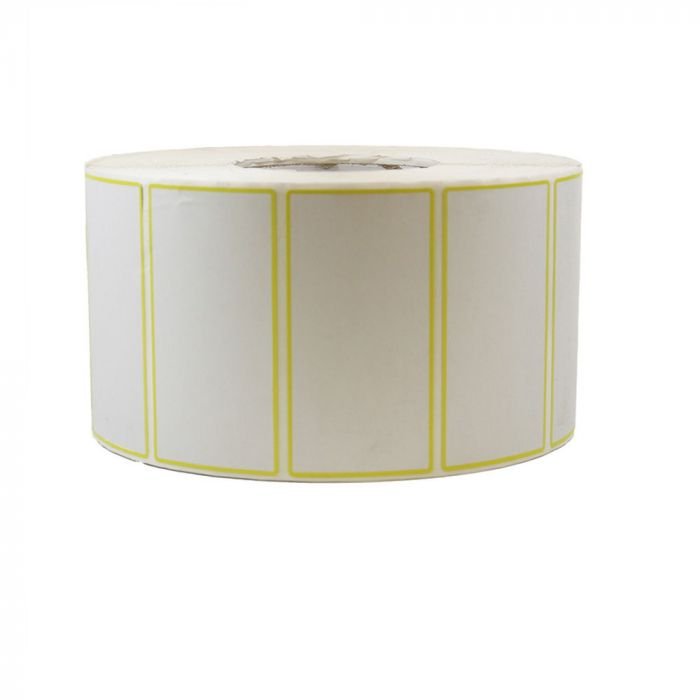 4"X2" Yellow Frame Thermal Label, 3000/Roll (v2) - 1 case (4 roll)