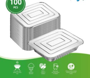 LIDS FOR HALF SIZE ALUMIUM PANS 1 case (100 piece)