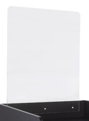 Acrylic Sneeze Shield for LCKDPHS-Series Podiums - Clear