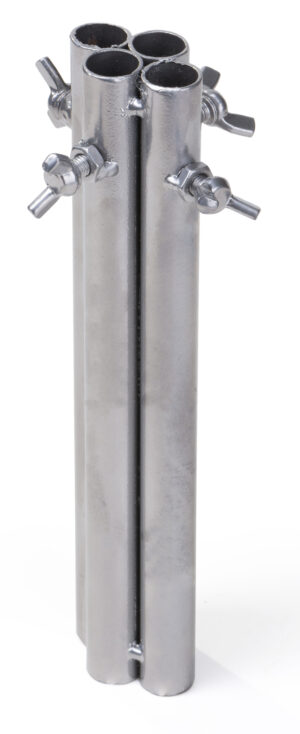 Art Display Grid Base with 4 Leg Supports - Silver