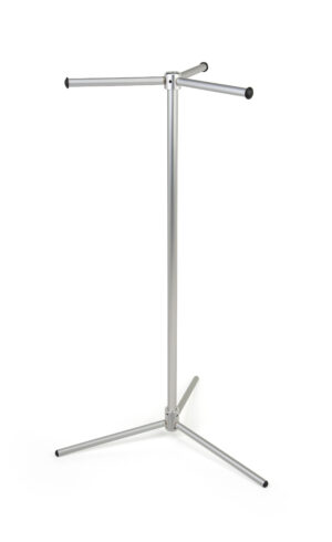Bag Stand With 3 Arms For 33 Tote Capacity - Silver