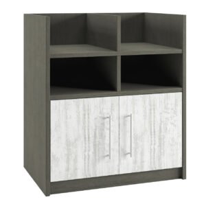 Base Unit with Open Compartments and 2 Doors