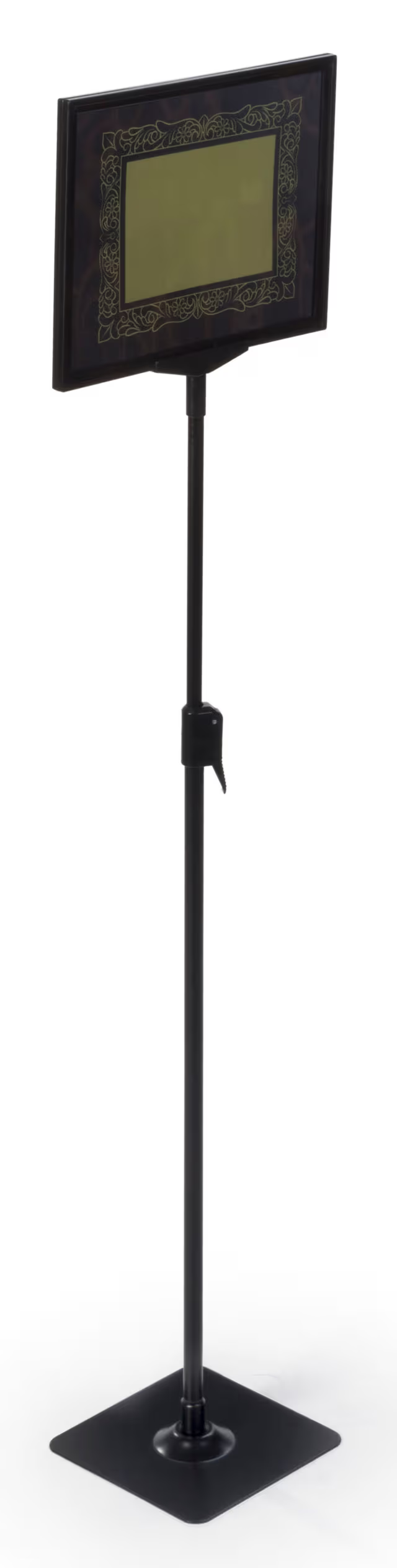 Countertop/Floor-Standing Sign Holder, Top Insert, Height Adjustable - Black - Image 3