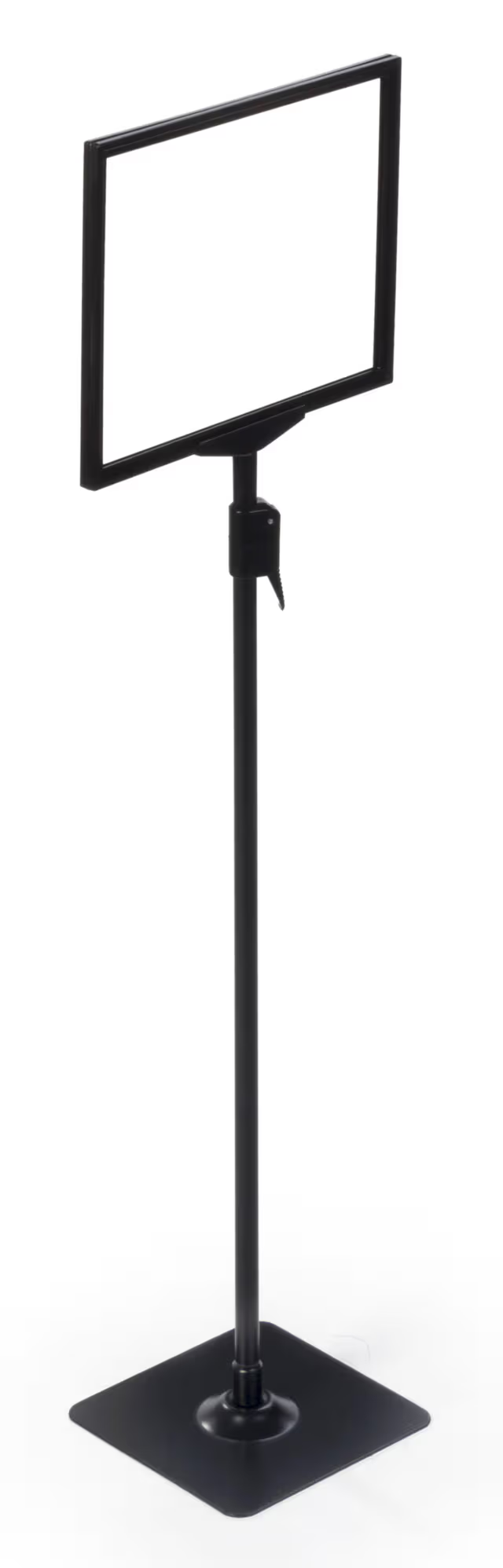 Countertop/Floor-Standing Sign Holder, Top Insert, Height Adjustable - Black - Image 2