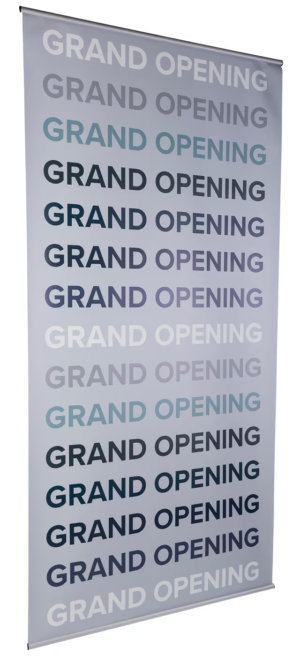 Indoor Hanging Banners, Single or Double Sided, Portrait or Square - Custom Printing