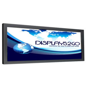 Outdoor Banner Frame with Hinged Edges, Stretching Clamps