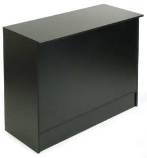 Black Cash Wrap w/ 3 Adjustable Storage Shelves