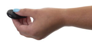 Bluetooth Camera Remote for Tablets and Phones, Automatic Timer, Handheld - Black