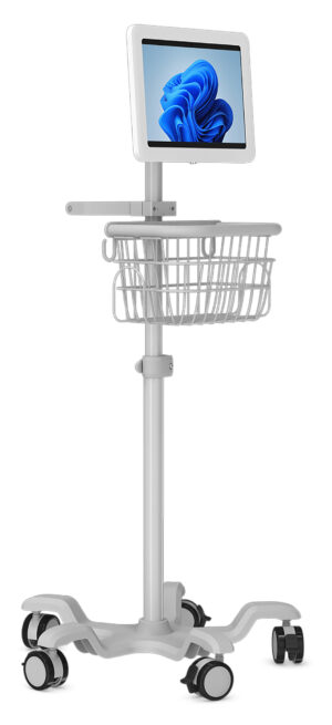 BOSSTAB Microsoft Surface Pro Medical Cart w/ Locking Enclosure, Locking Wheels