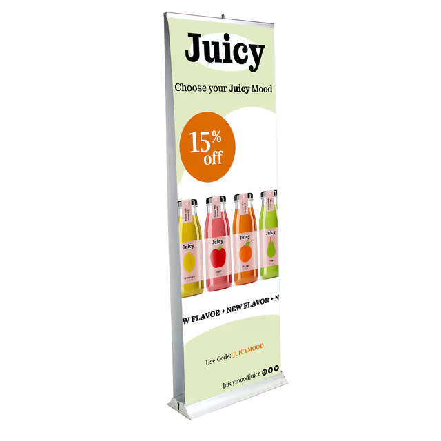 Replacement Graphics for BWPD Banner Stands - Custom Printed - Image 2