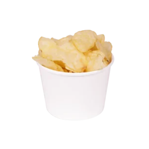 3 oz Cold/Hot Paper Food Container Solid White- 1 case (1000 piece)