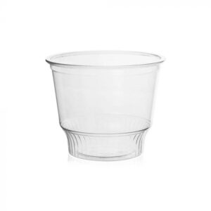 12 oz Clear PET Plastic Sundae Cup (98mm) - 1 case (1000 piece)