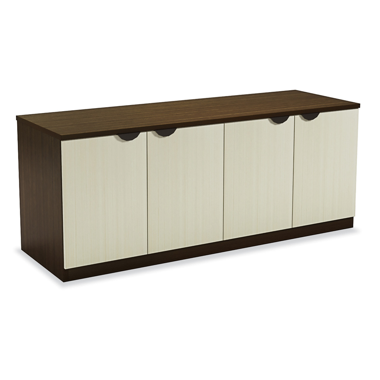 Candex | Component Series | 4 Door Storage with Locks - 72"W x 24"D