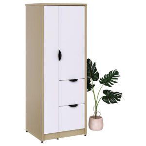 Candex | Component Series | Storage Wardrobe with Dual File Storage - 20"D x 65"H