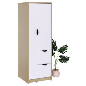 Candex | Component Series | Storage Wardrobe with Dual File Storage - 24"D x 72"H