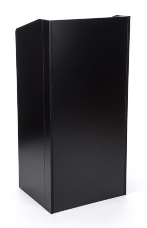 Collapsible Lectern with Knockdown Design, 1 Shelf, 46.125