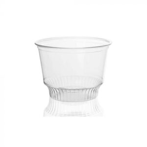 8 oz Clear PET Plastic Sundae Cup (92mm) - 1 case (1000 piece)