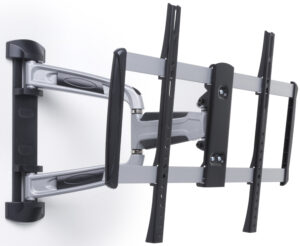 Curved u0026 Flat TV Wall Mount w/ Articulating Arm, For Screens 37”-70”, Tilting - Black