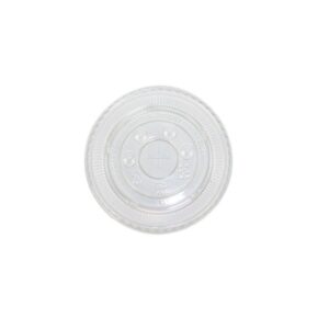 16-22 oz Clear Plastic Flat Lid With X-Slot For Cold Paper Cups - 1000/Case