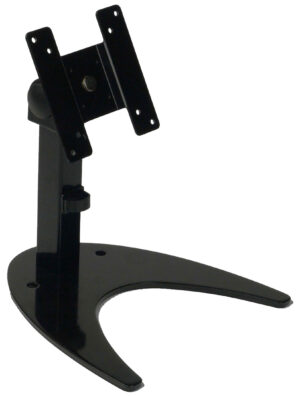 Desktop Monitor Stand with Tilting and Rotating Bracket - Black