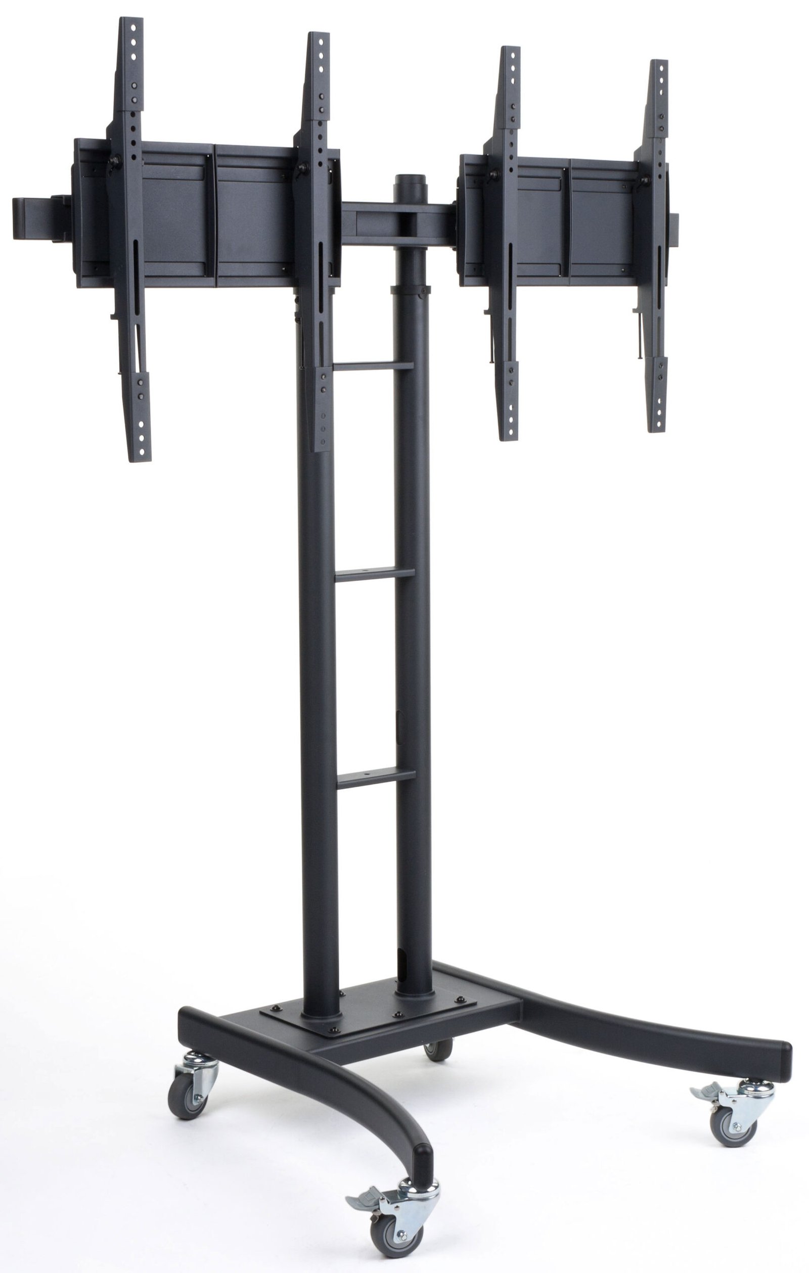 Dual TV Stand w/ 2 Mounts, Fits Monitors 32-65