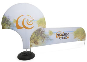 Extension Kit for FGOBSTK, 1 Barrier, 1 Shape Signage - Custom Printing