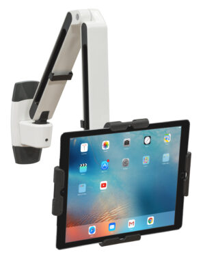 FlexStand Series iPad Wall Mount with Adjustable Arm, Tilts u0026 Locks – White u0026 Black