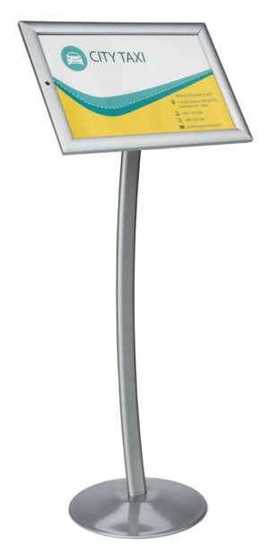 Floor Standing Sign Holder, Menu Stand, Lockable, Outdoor