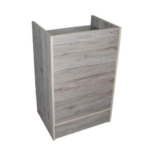 Hostess Stand with Locking Cash Drawer, Adjustable Storage Shelf, and Cord Management