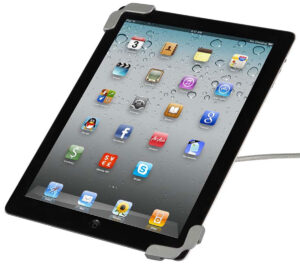 iPad Bumper Case w/ Security Lock – Silver