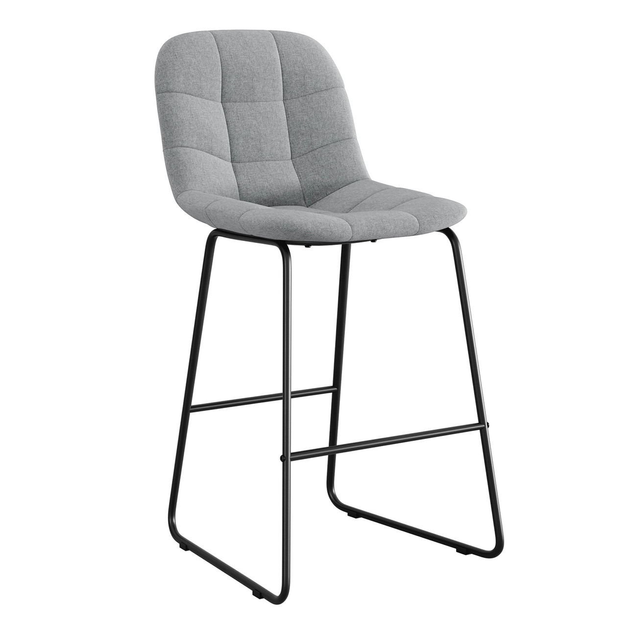 Jaden Full-back Fabric Stool - Set of 2
