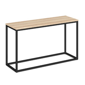 Lenox 16"x48" Console Table with Black Metal Base
